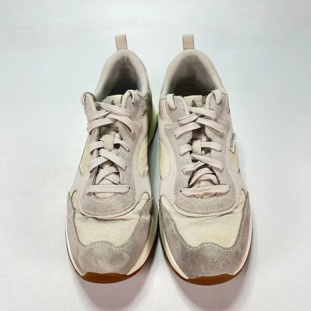 Skechers Street Sunny Sunshine Steps Off White Sneakers 155423 Women's Size 9